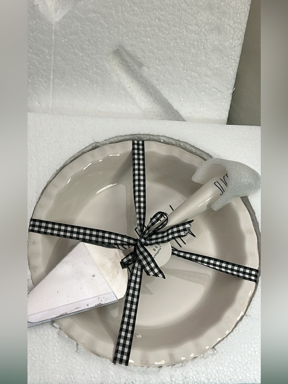 Rae Dunn Pie Plate & Server,New